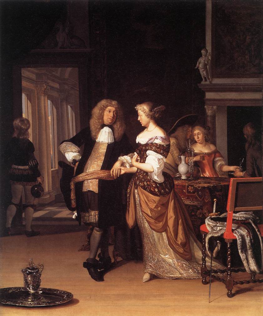 Elegant Couple in an Interior sh